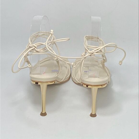 Cult Gaia Sanam Leather Lace-Up Sandals size 39.5 - Picture 5 of 12